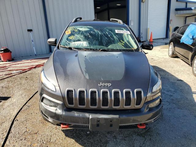 1C4PJMBBXEW308766 - 2014 JEEP CHEROKEE TRAILHAWK GRAY photo 5
