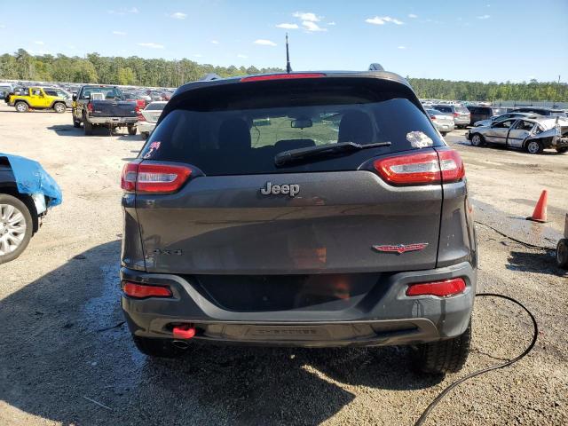 1C4PJMBBXEW308766 - 2014 JEEP CHEROKEE TRAILHAWK GRAY photo 6