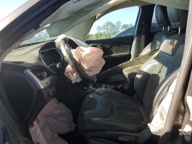 1C4PJMBBXEW308766 - 2014 JEEP CHEROKEE TRAILHAWK GRAY photo 7