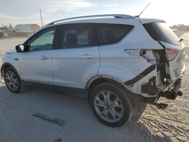 1FMCU9J92EUE53048 - 2014 FORD ESCAPE TITANIUM WHITE photo 2