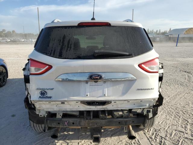 1FMCU9J92EUE53048 - 2014 FORD ESCAPE TITANIUM WHITE photo 6