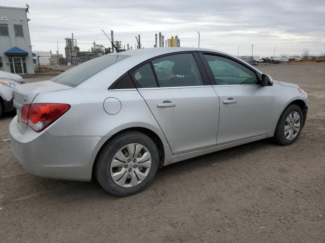 1G1PF5SC5C7160462 - 2012 CHEVROLET CRUZE LT SILVER photo 3