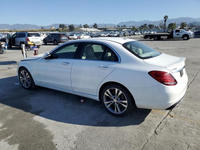 55SWF4JBXGU164267 - 2016 MERCEDES-BENZ C 300 WHITE photo 2