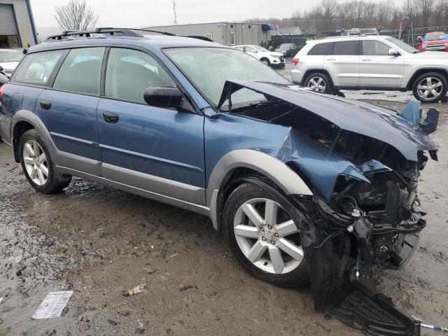 4S4BP61CX67326867 - 2006 SUBARU LEGACY OUTBACK 2.5I BLUE photo 4