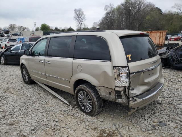 2C4RC1CG8ER474661 - 2014 CHRYSLER TOWN & COU TOURING L BEIGE photo 2