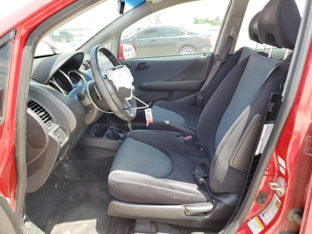 JHMGD38618S059330 - 2008 HONDA FIT SPORT RED photo 7