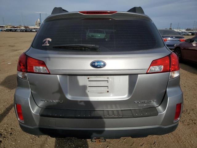 4S4BRCAC7B1362201 - 2011 SUBARU OUTBACK 2.5I SILVER photo 6