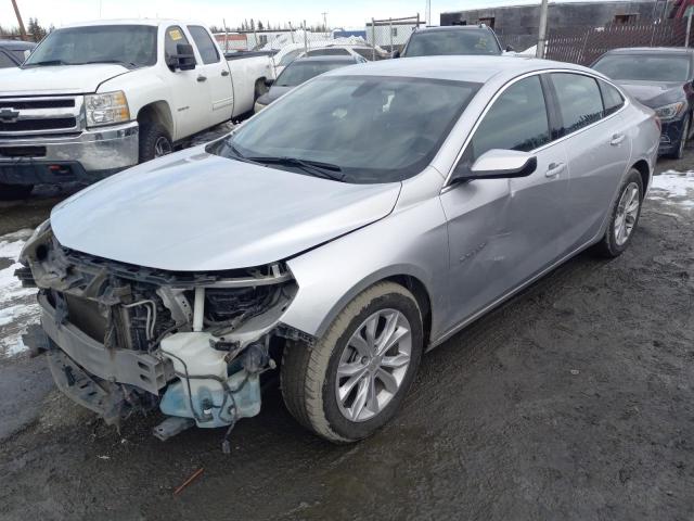 1G1ZD5ST1NF130964 - 2022 CHEVROLET MALIBU LT SILVER photo 1