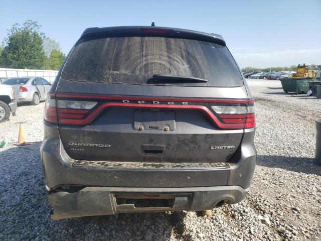 1C4RDJDG2EC562996 - 2014 DODGE DURANGO LIMITED GRAY photo 6