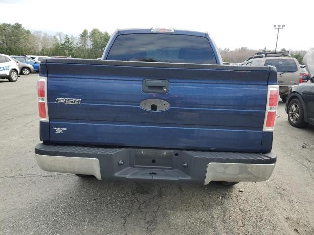 1FTEW1E85AFB29553 - 2010 FORD F150 SUPERCREW BLUE photo 6