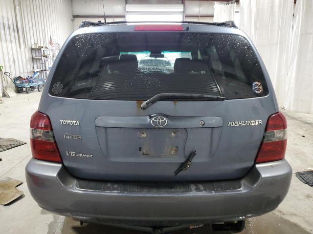 JTEEP21A460187316 - 2006 TOYOTA HIGHLANDER LIMITED BLUE photo 6