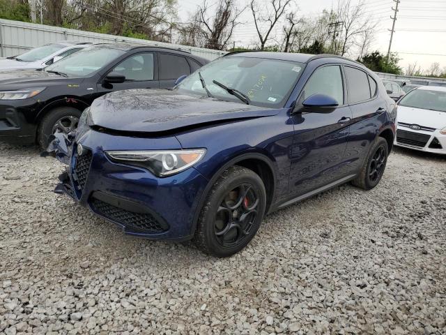 ZASFAKPN5J7B58645 - 2018 ALFA ROMEO STELVIO SPORT Blau Foto 1