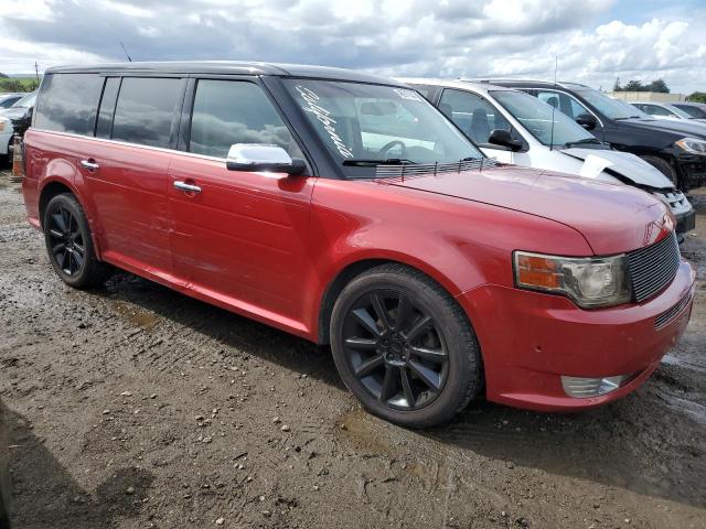 2FMHK6DTXBBD11081 - 2011 FORD FLEX LIMITED RED photo 4