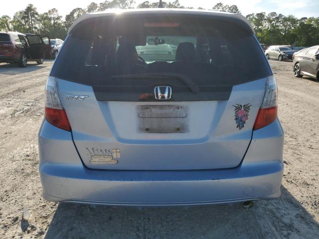 JHMGE88409S060074 - 2009 HONDA FIT SPORT BLUE photo 6