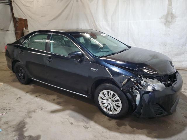 4T1BD1FK8DU091007 - 2013 TOYOTA CAMRY HYBRID BLACK photo 4