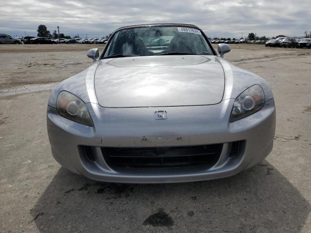 JHMAP21417S001152 - 2007 HONDA S2000 SILVER photo 5