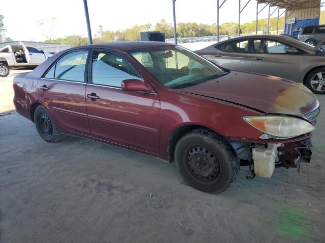 4T1BE32K13U145311 - 2003 TOYOTA CAMRY LE BURGUNDY photo 4