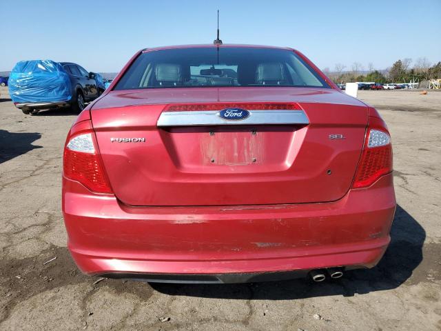 3FAHP0JA4CR288153 - 2012 FORD FUSION SEL RED photo 6