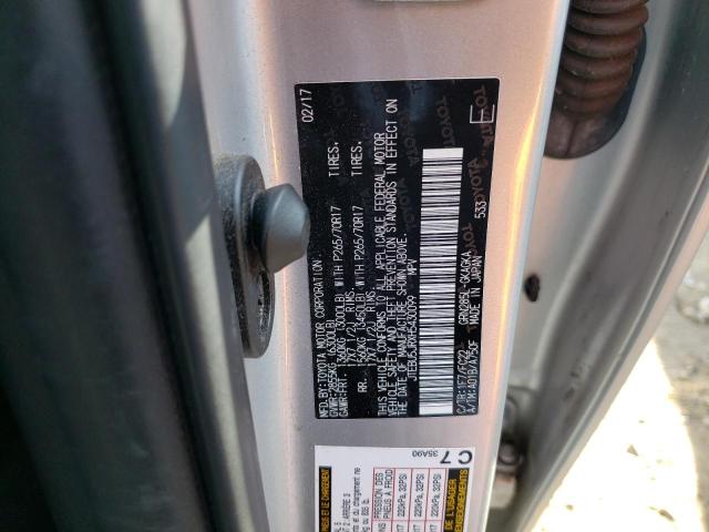 JTEBU5JRXH5430099 - 2017 TOYOTA 4RUNNER SR5/SR5 PREMIUM 银色 照片 13