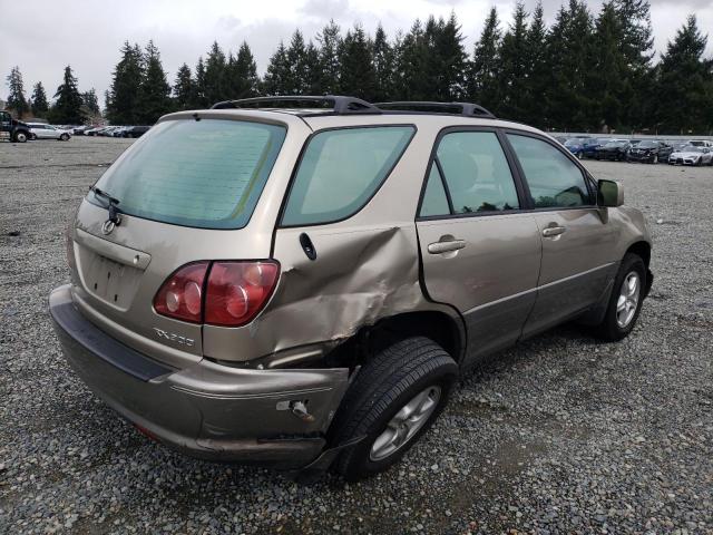 JT6HF10U8Y0138026 - 2000 LEXUS RX 300 GOLD photo 3