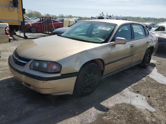 2G1WF52E859204081 - 2005 CHEVROLET IMPALA GOLD photo 1