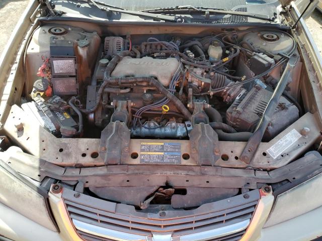 2G1WF52E859204081 - 2005 CHEVROLET IMPALA GOLD photo 11