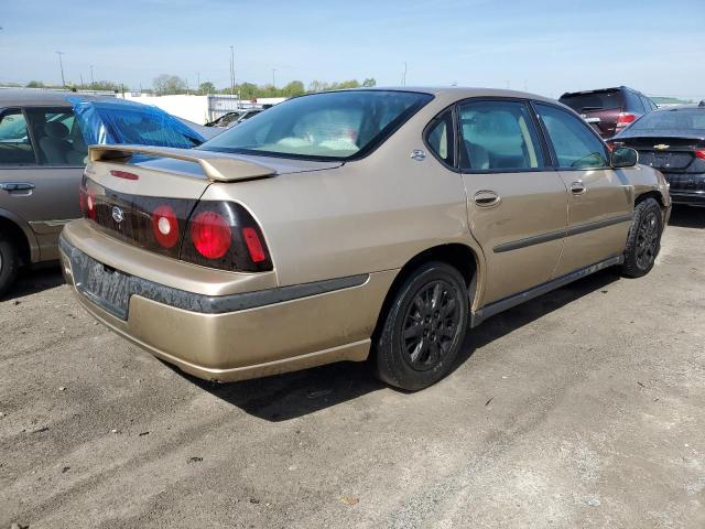 2G1WF52E859204081 - 2005 CHEVROLET IMPALA GOLD photo 3