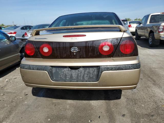 2G1WF52E859204081 - 2005 CHEVROLET IMPALA GOLD photo 6