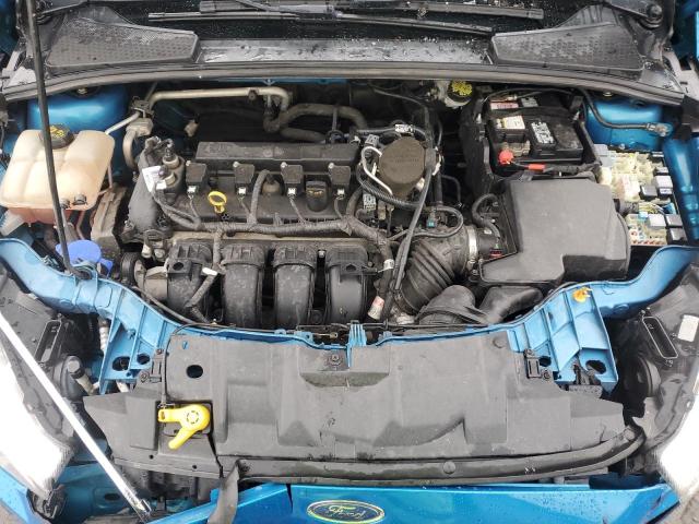 1FADP3F21FL365307 - 2015 FORD FOCUS SE BLUE photo 11