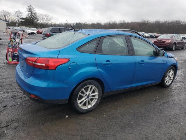 1FADP3F21FL365307 - 2015 FORD FOCUS SE BLUE photo 3