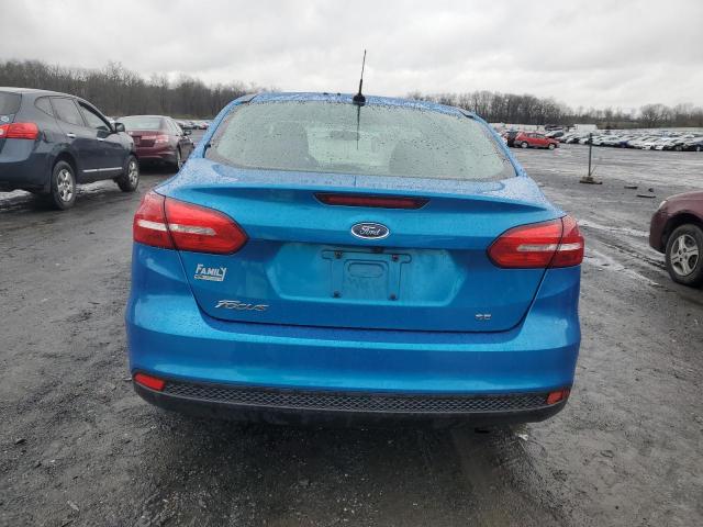 1FADP3F21FL365307 - 2015 FORD FOCUS SE BLUE photo 6