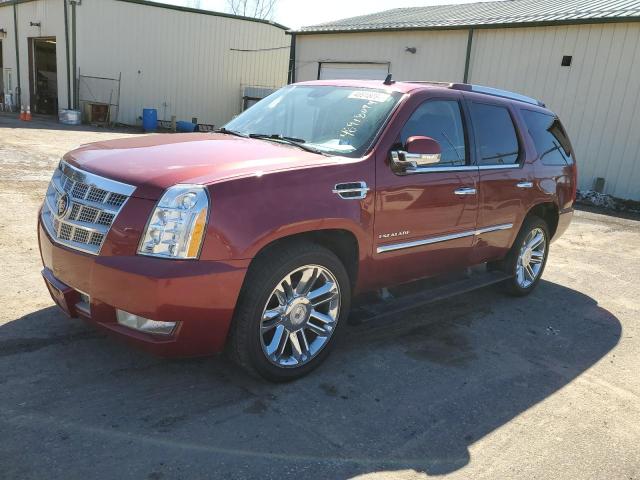 1GYUKDEF2AR186339 - 2010 CADILLAC ESCALADE PLATINUM RED photo 1