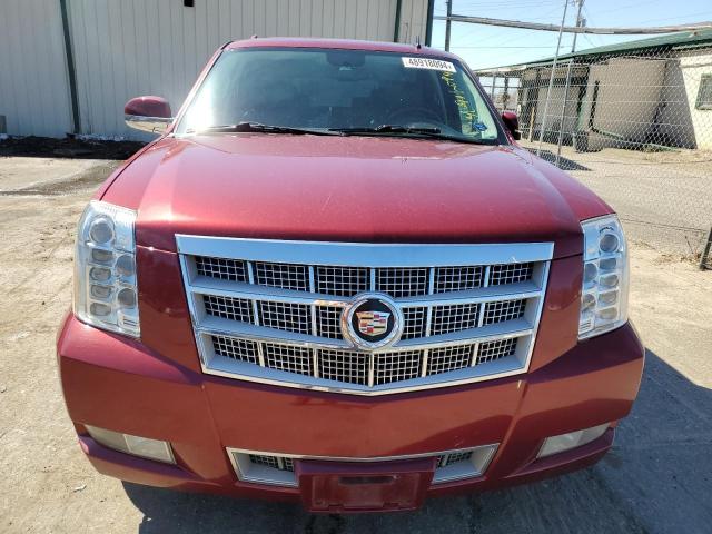 1GYUKDEF2AR186339 - 2010 CADILLAC ESCALADE PLATINUM RED photo 5