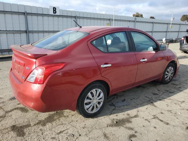 3N1CN7AP4DL855623 - 2013 NISSAN VERSA S RED photo 3