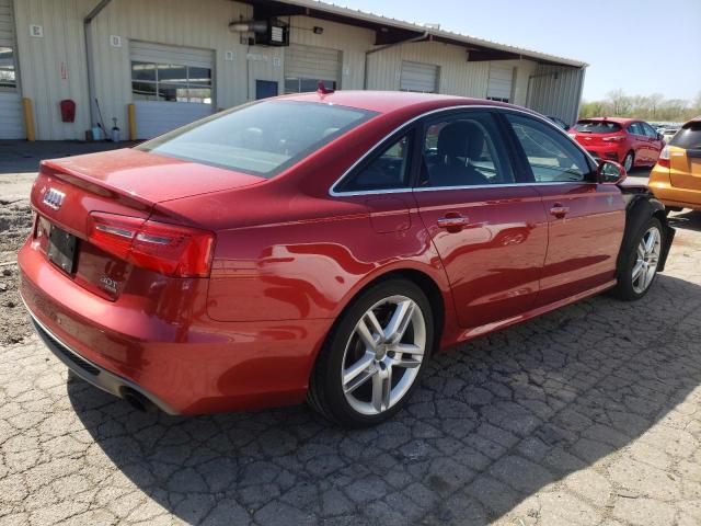 WAUHGAFC3FN030737 - 2015 AUDI A6 PRESTIGE წითელი ფოტო 3
