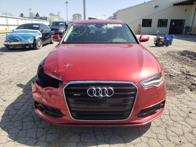 WAUHGAFC3FN030737 - 2015 AUDI A6 PRESTIGE წითელი ფოტო 5