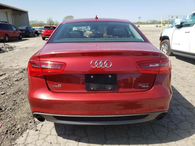 WAUHGAFC3FN030737 - 2015 AUDI A6 PRESTIGE წითელი ფოტო 6