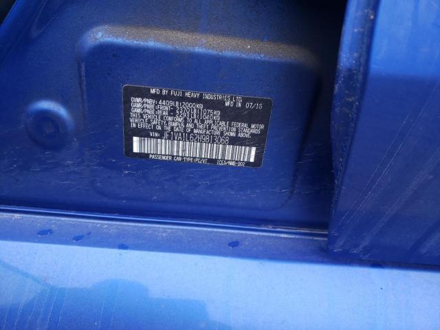 JF1VA1L62H9813068 - 2017 SUBARU WRX LIMITED BLUE photo 12