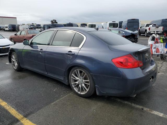 JNKCV61E99M010803 - 2009 INFINITI G37 BASE BLUE photo 2