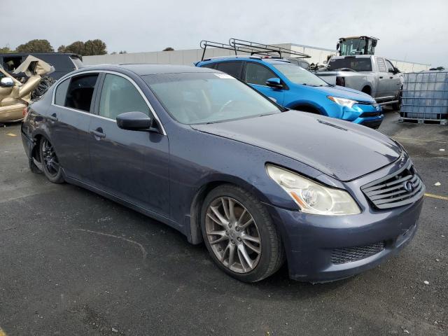 JNKCV61E99M010803 - 2009 INFINITI G37 BASE BLUE photo 4