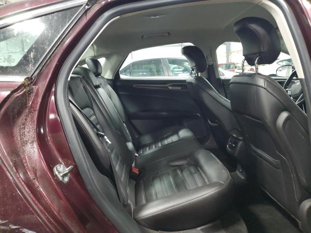 3FA6P0H91DR364237 - 2013 FORD FUSION SE MAROON photo 10