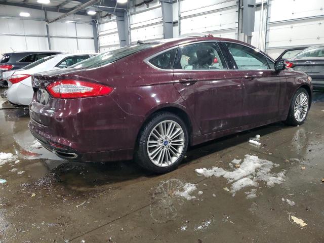 3FA6P0H91DR364237 - 2013 FORD FUSION SE MAROON photo 3