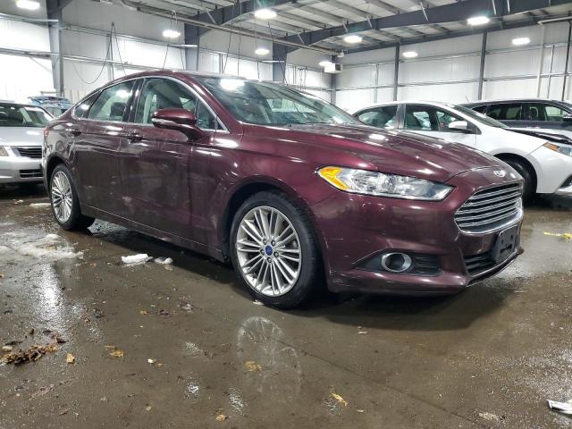 3FA6P0H91DR364237 - 2013 FORD FUSION SE MAROON photo 4