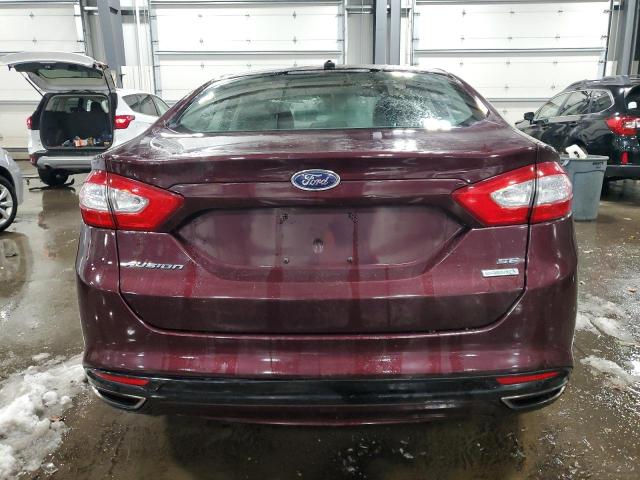 3FA6P0H91DR364237 - 2013 FORD FUSION SE MAROON photo 6