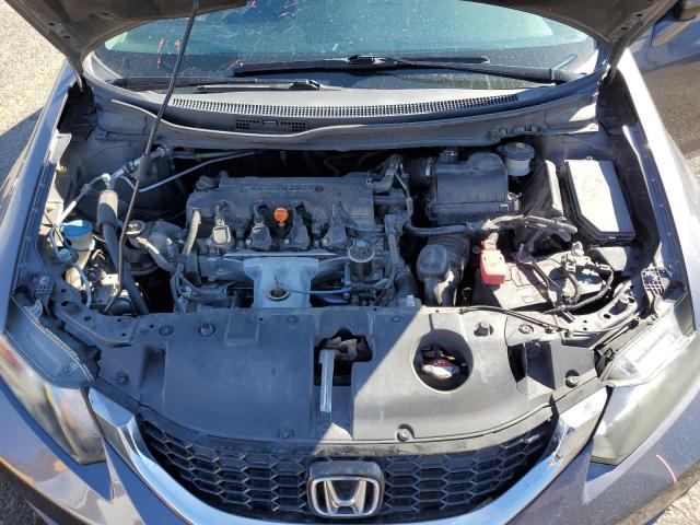 19XFB2F96FE079244 - 2015 HONDA CIVIC EXL GRAY photo 11