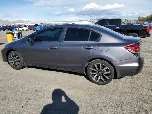 19XFB2F96FE079244 - 2015 HONDA CIVIC EXL GRAY photo 2