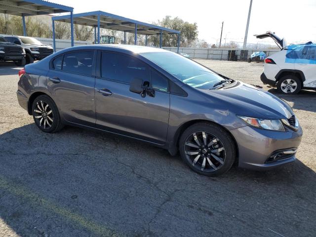 19XFB2F96FE079244 - 2015 HONDA CIVIC EXL GRAY photo 4