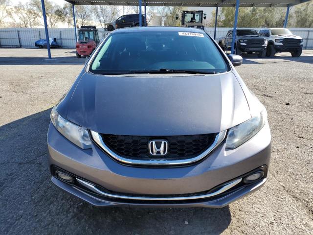 19XFB2F96FE079244 - 2015 HONDA CIVIC EXL GRAY photo 5