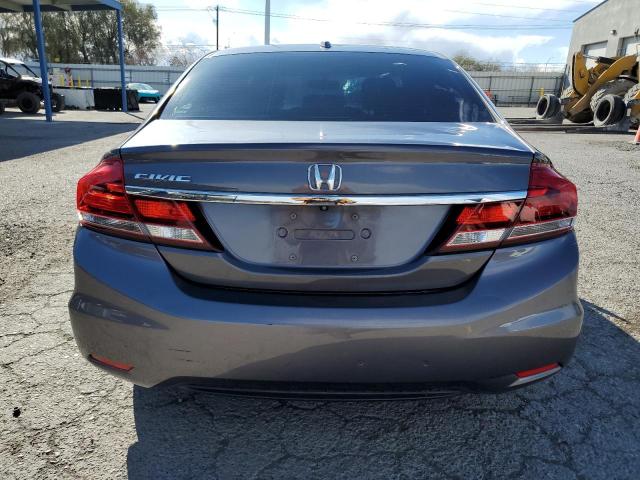 19XFB2F96FE079244 - 2015 HONDA CIVIC EXL GRAY photo 6