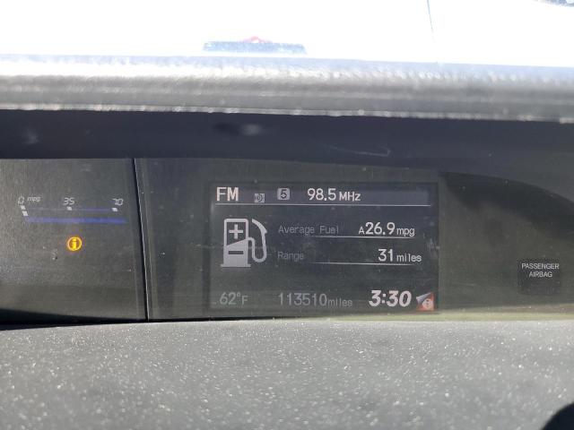 19XFB2F96FE079244 - 2015 HONDA CIVIC EXL GRAY photo 9